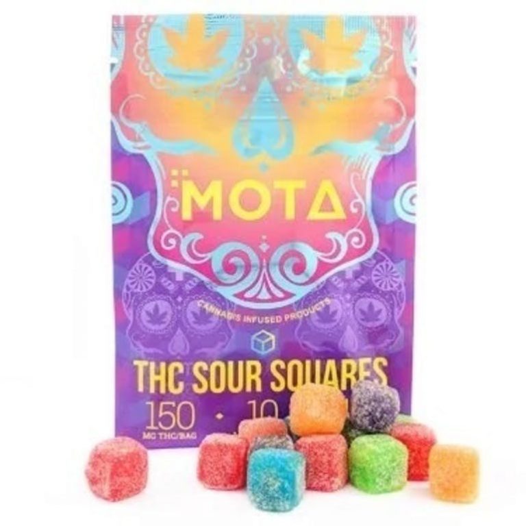 Mota THC Sour Squares - Moonhaus